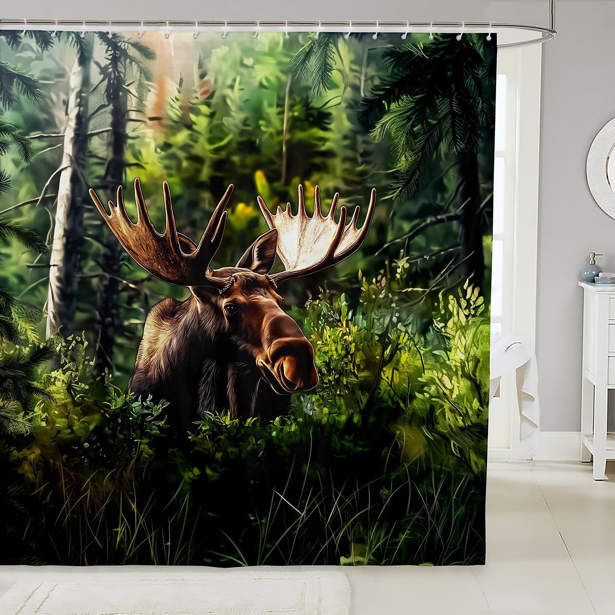 Moose Shower Curtain