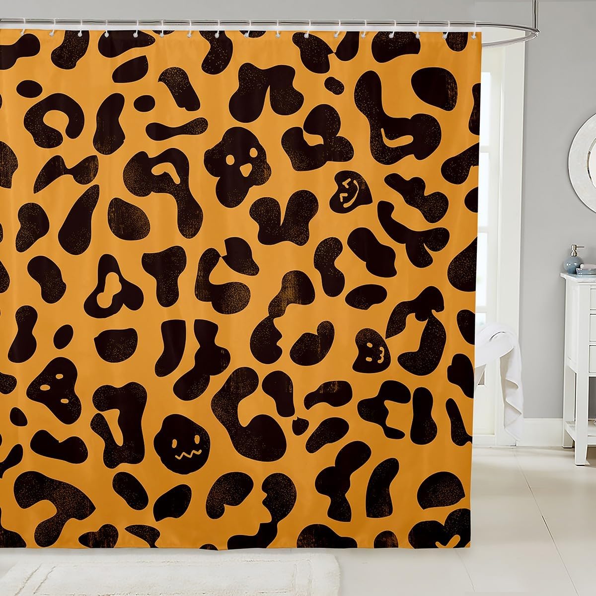 Feelyou Fun Animal Print Shower Curtain for Kids