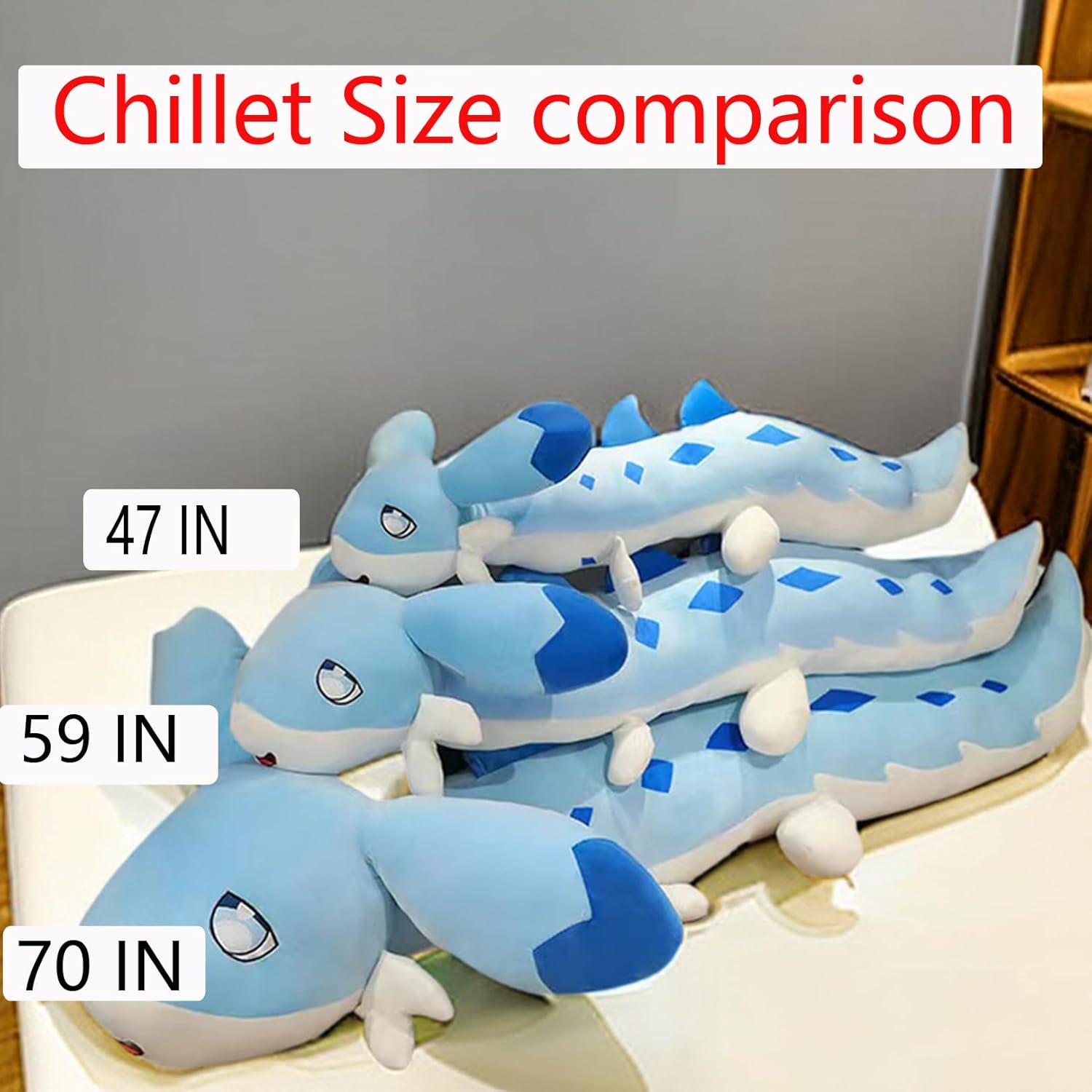 Mottledi Oversized Chillet Plush Toy for Kids and Adults