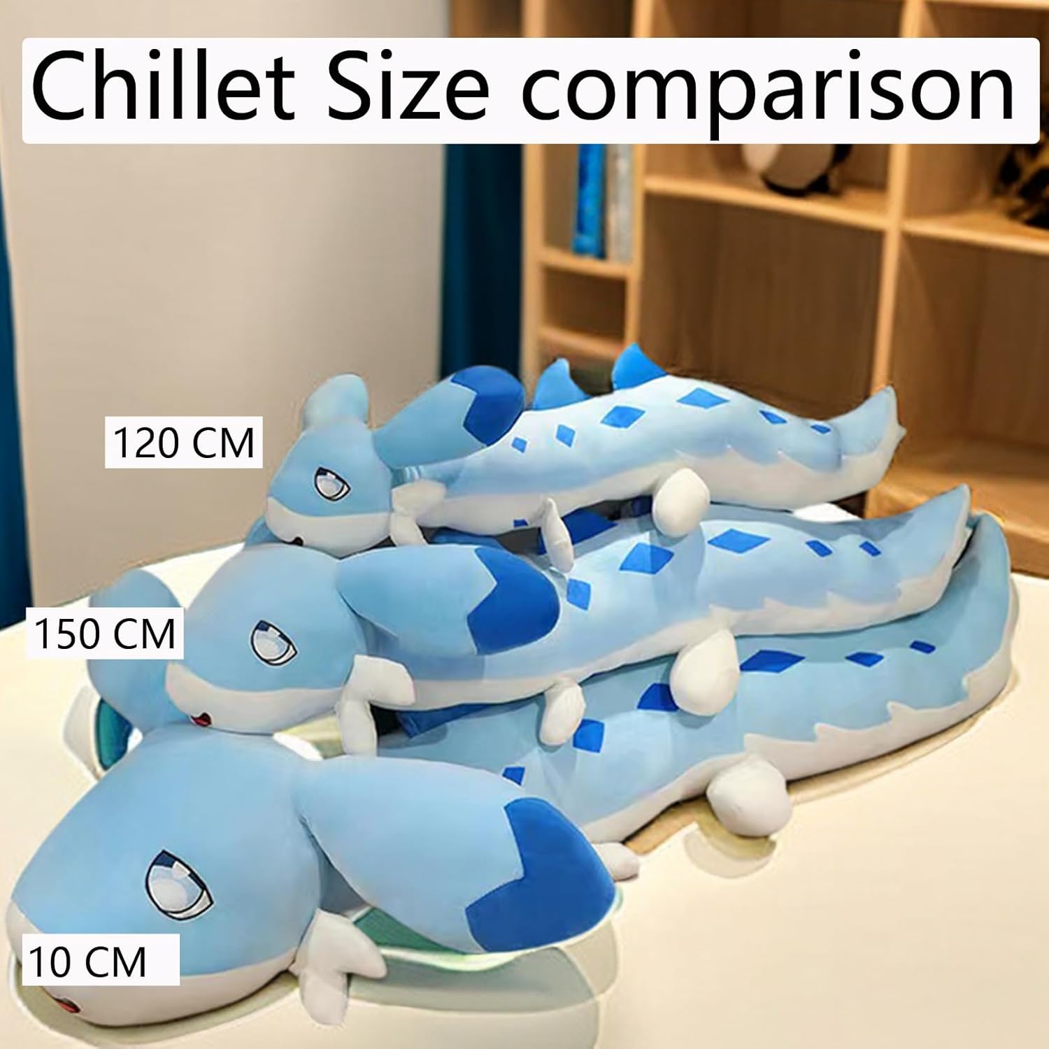 MOTTLEDI Weighted Giant Chillet Plush Toy 4FT Super Soft Cozy Cuddler