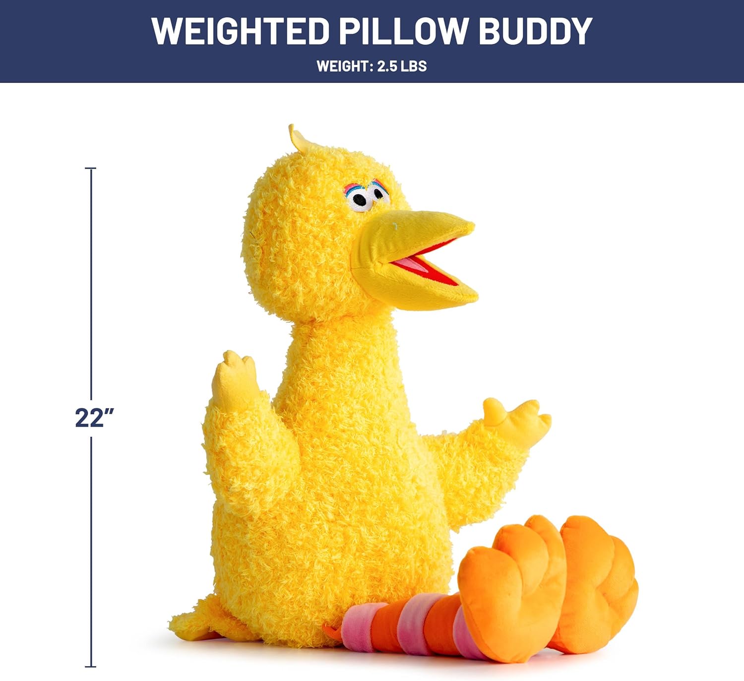 Big Bird Weighted Plush Pillow Buddy