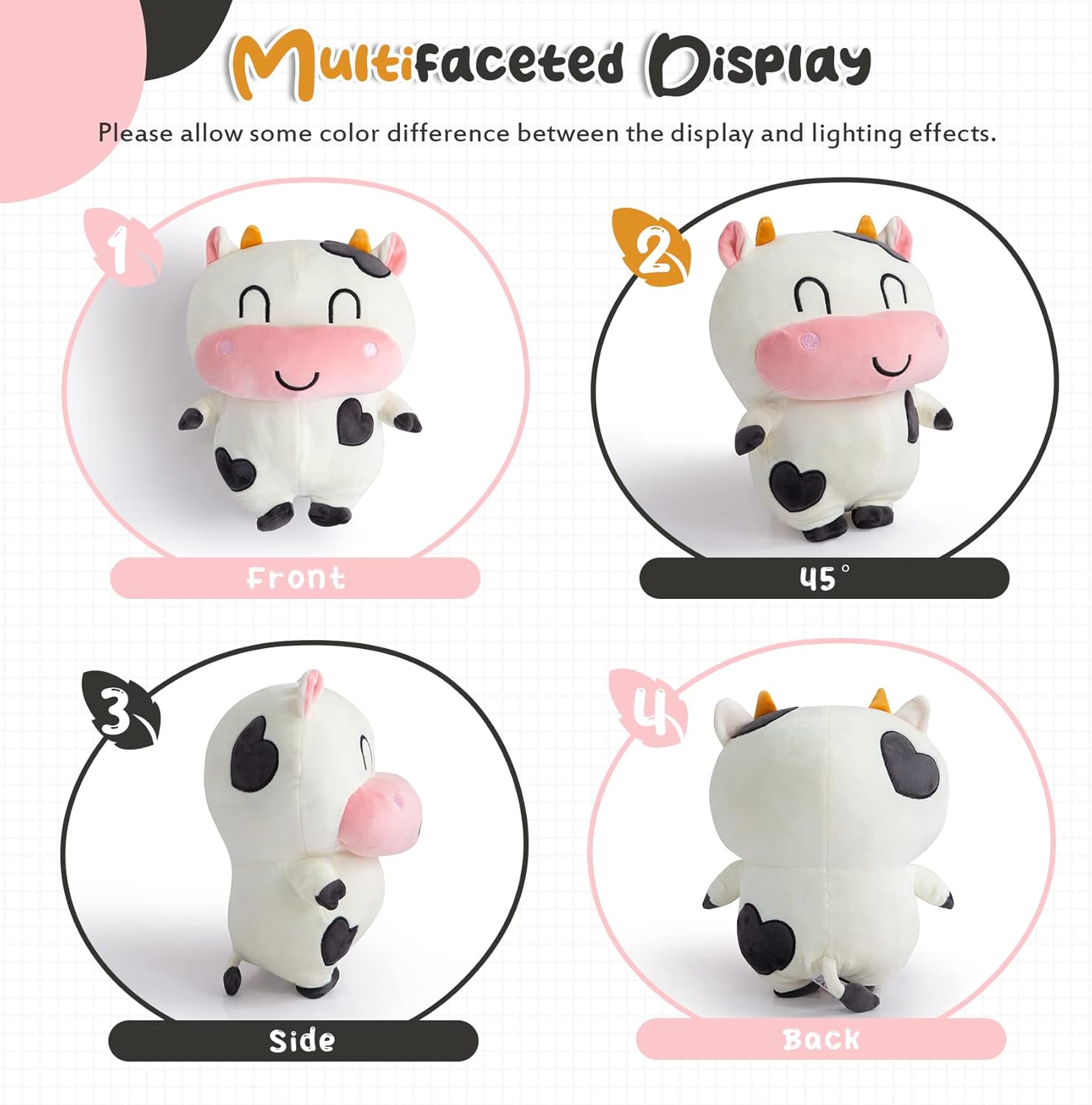 love cow stuffed animal soft plush toy