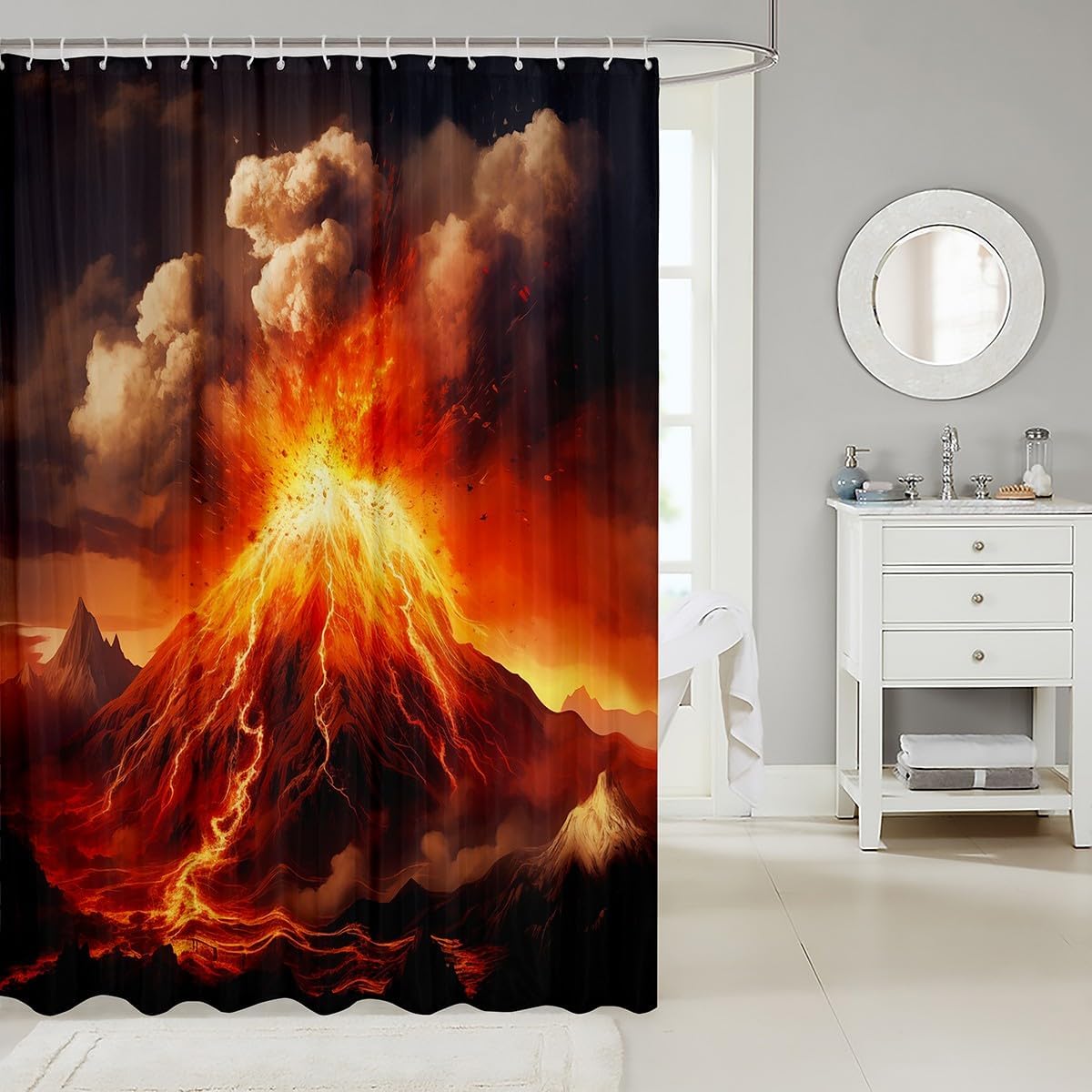 JELLO UI Volcano showercurtain