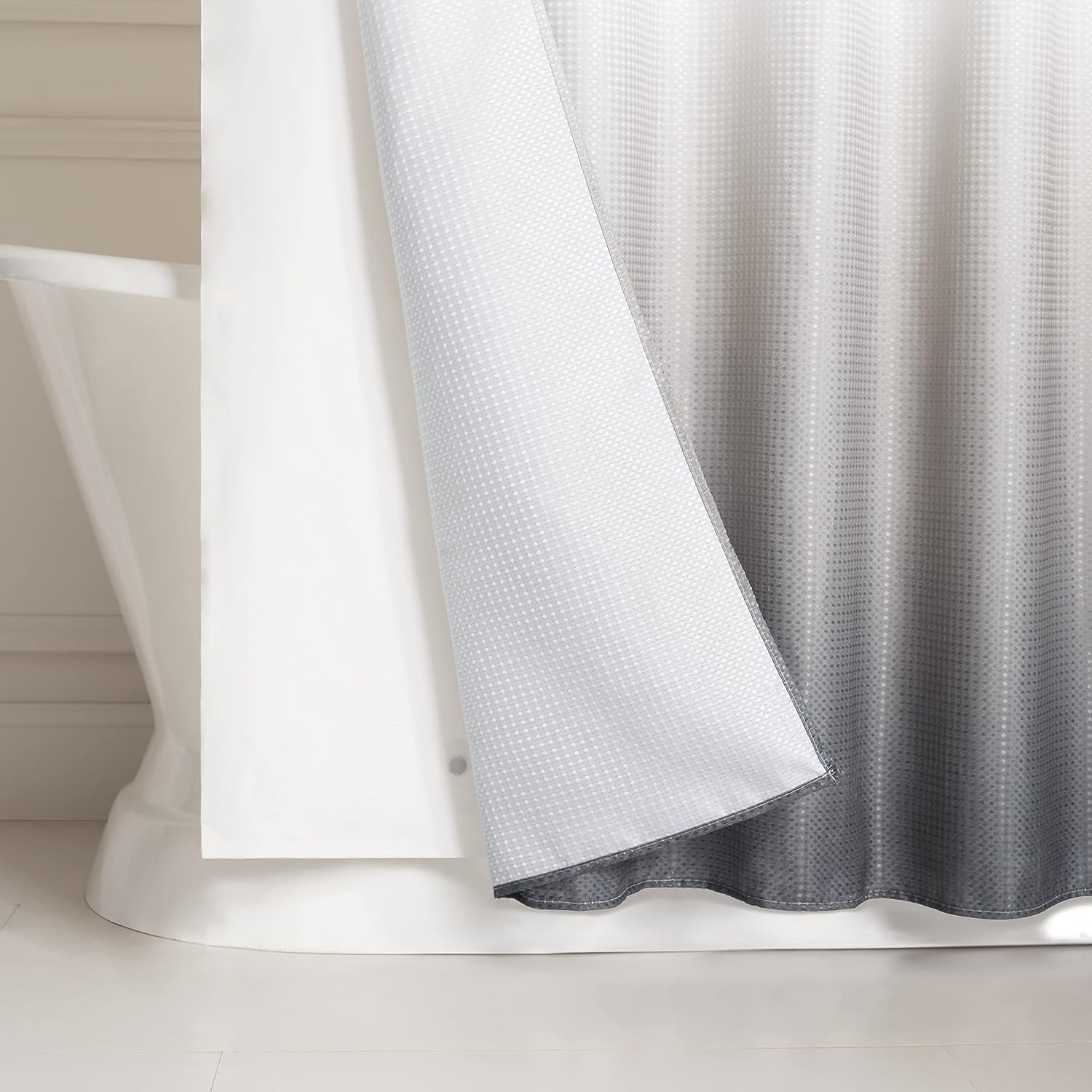 Creative Home Ideas Bath Set Shower Curtains Liners 16-Piece Golden YellowWhiteGrey Ombre