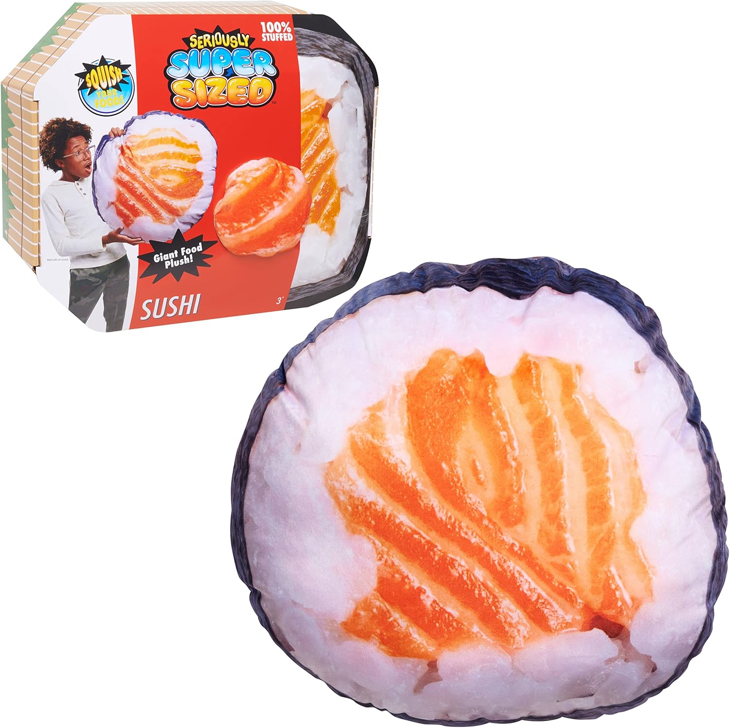 Just Play Seriously Super Sized 24-inch Plush Sushi