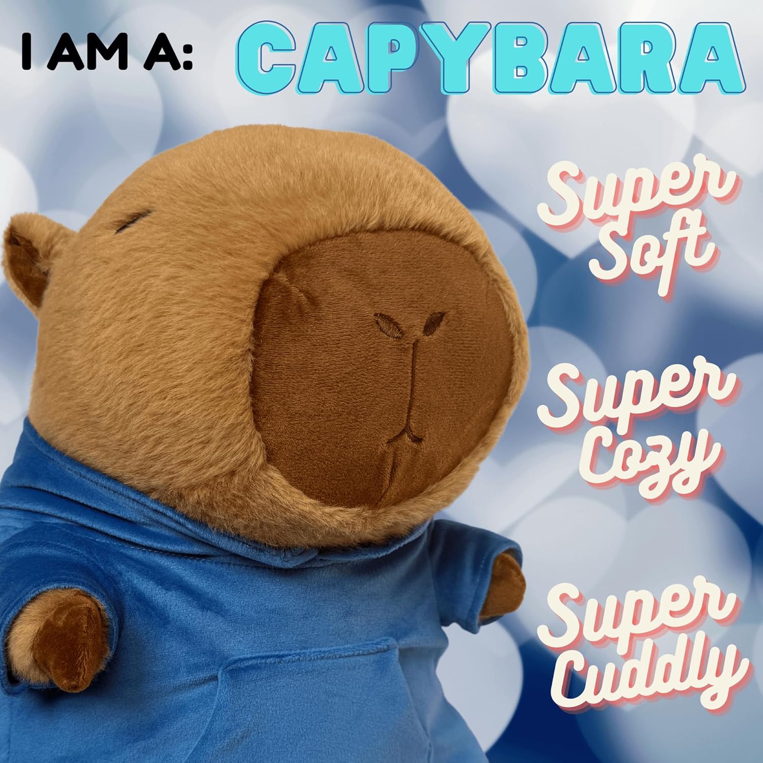 Adorable Huge Stuffed Capybara Plush 15 - Snuggle