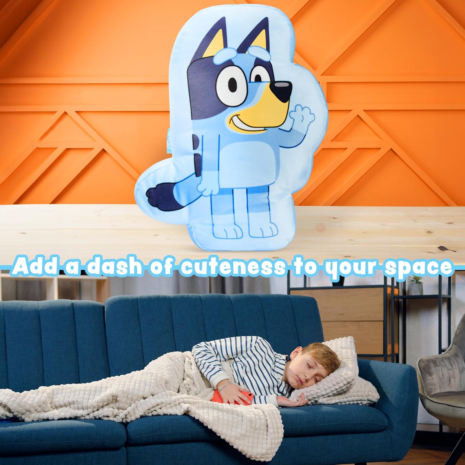 Cuddle Adorable Bluey Plush Pillow