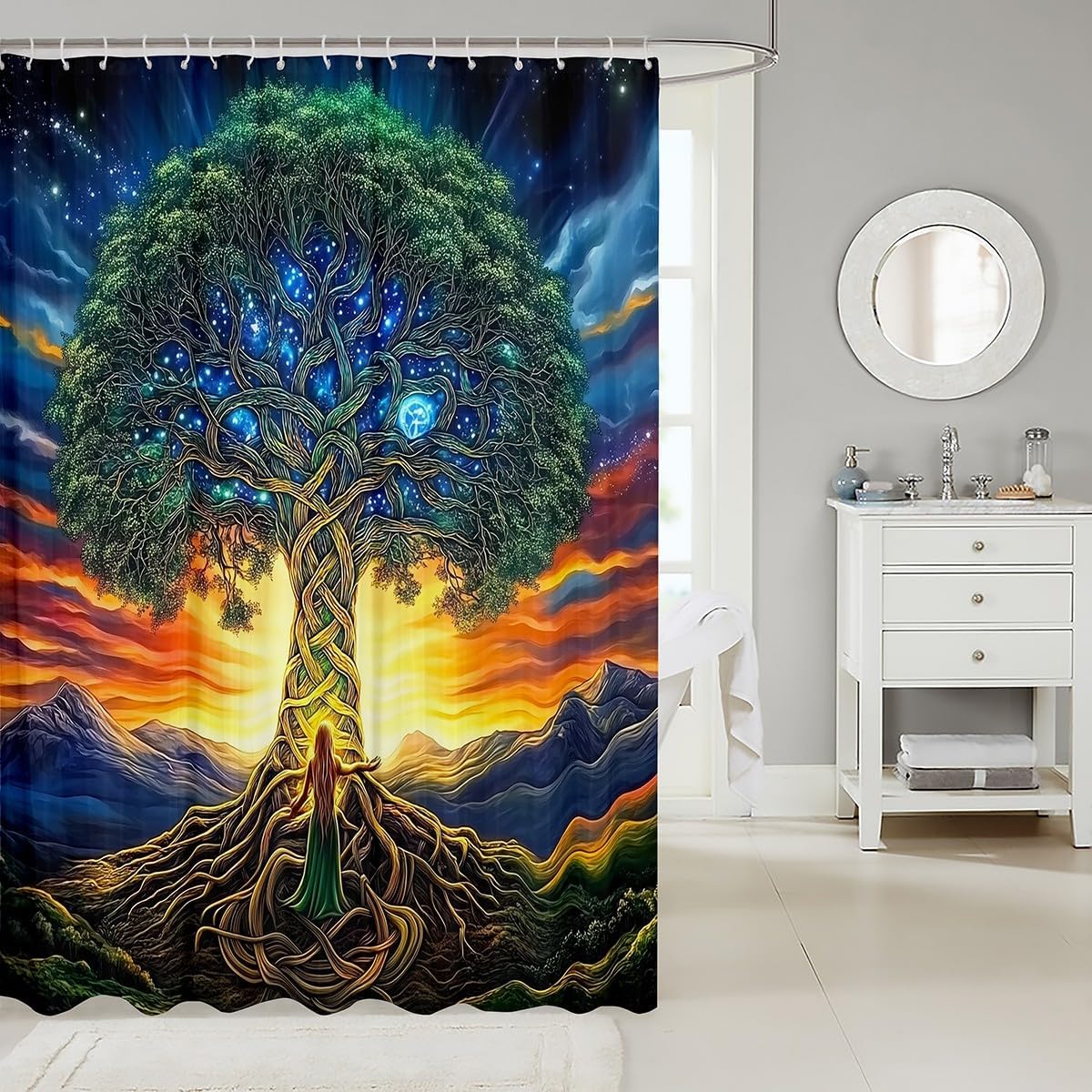 Tree of Life Kids Shower Curtains