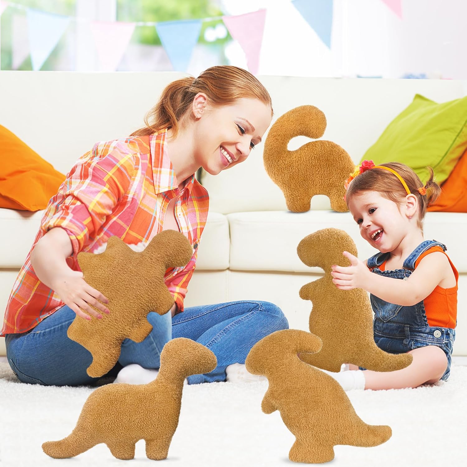 Dino Nugget Pillow Plush