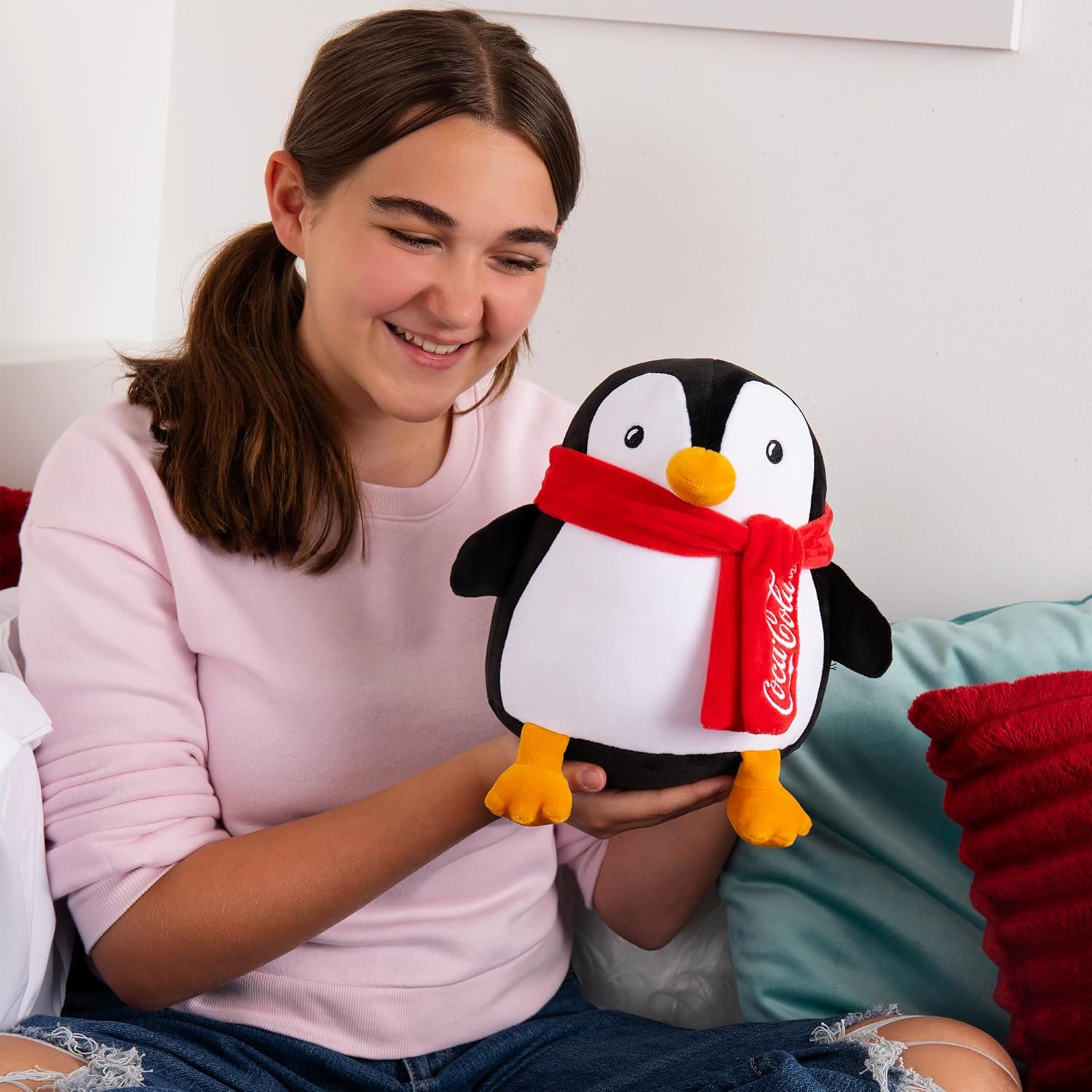 Coca-Cola 9 Penguin Plushies Perfect Collectible Gift for Kids Collectors