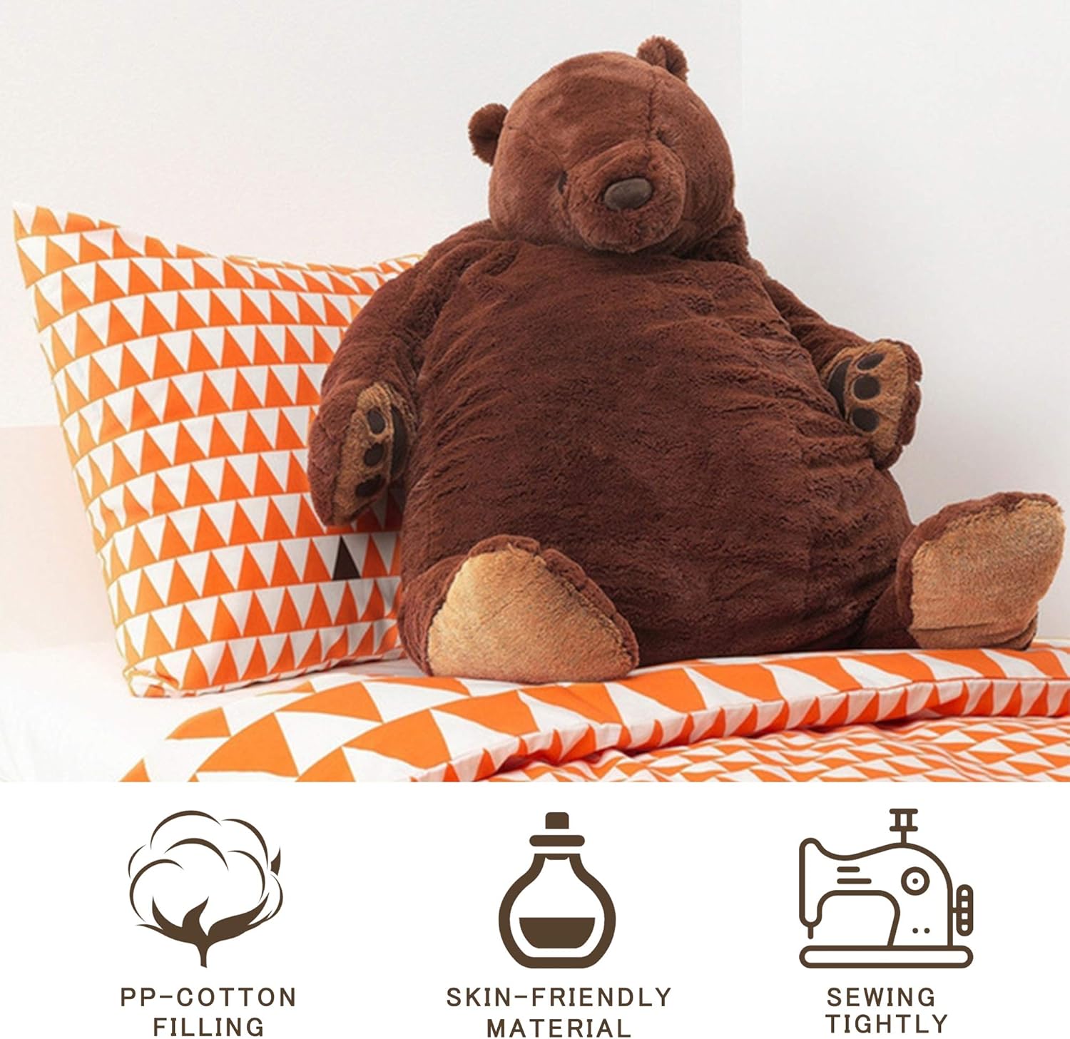 236 Inch Giant Bear Plush Hugging Pillow Toy