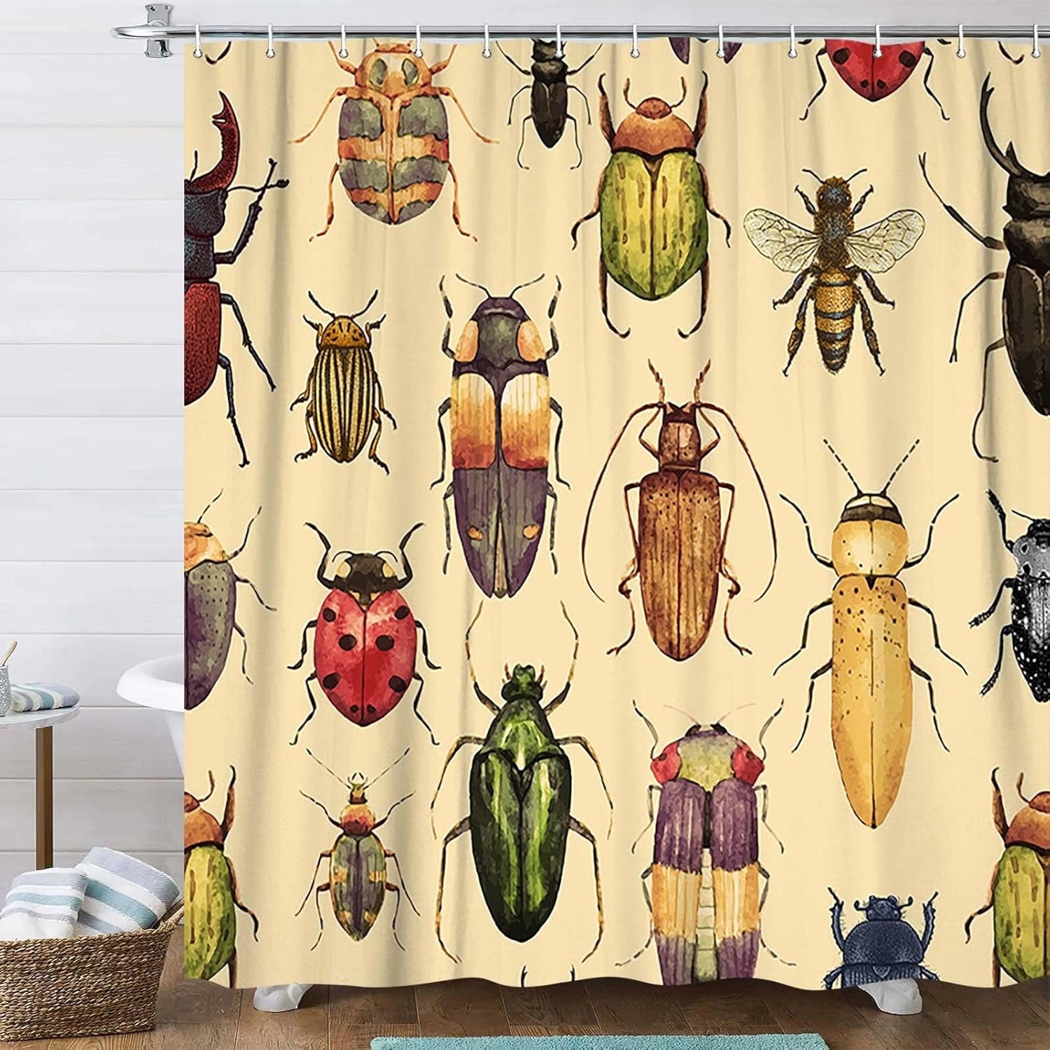 Nature-Exploring Shower Curtain