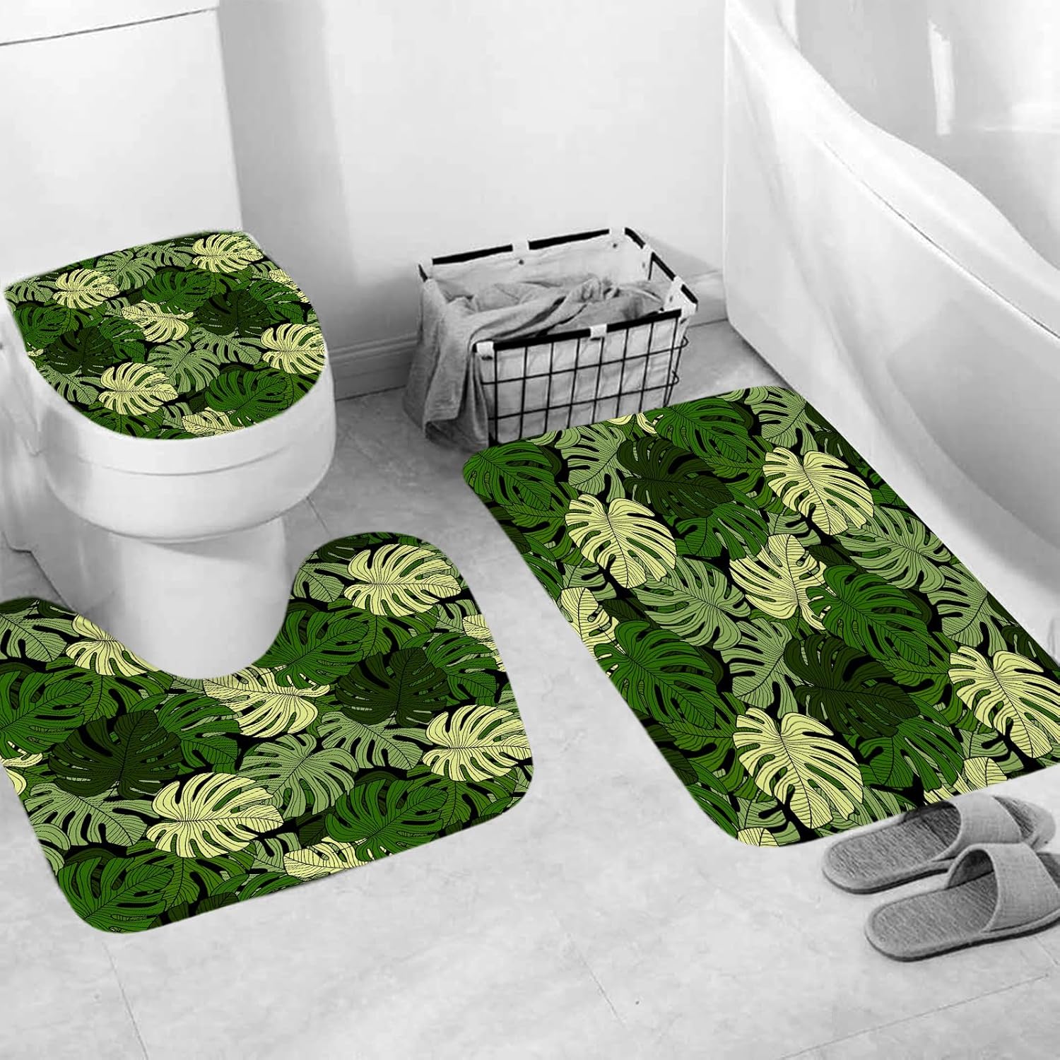 Bath Decor Set with Nature Kids Design