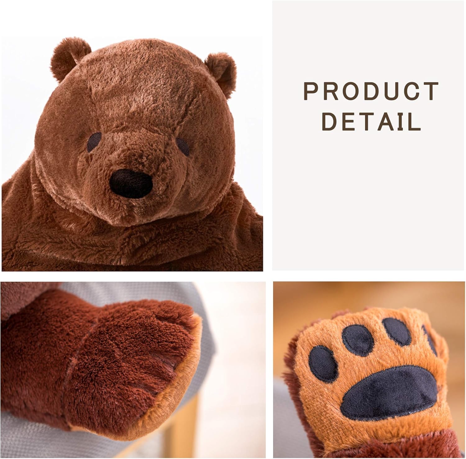 236 Inch Giant Bear Plush Hugging Pillow Toy