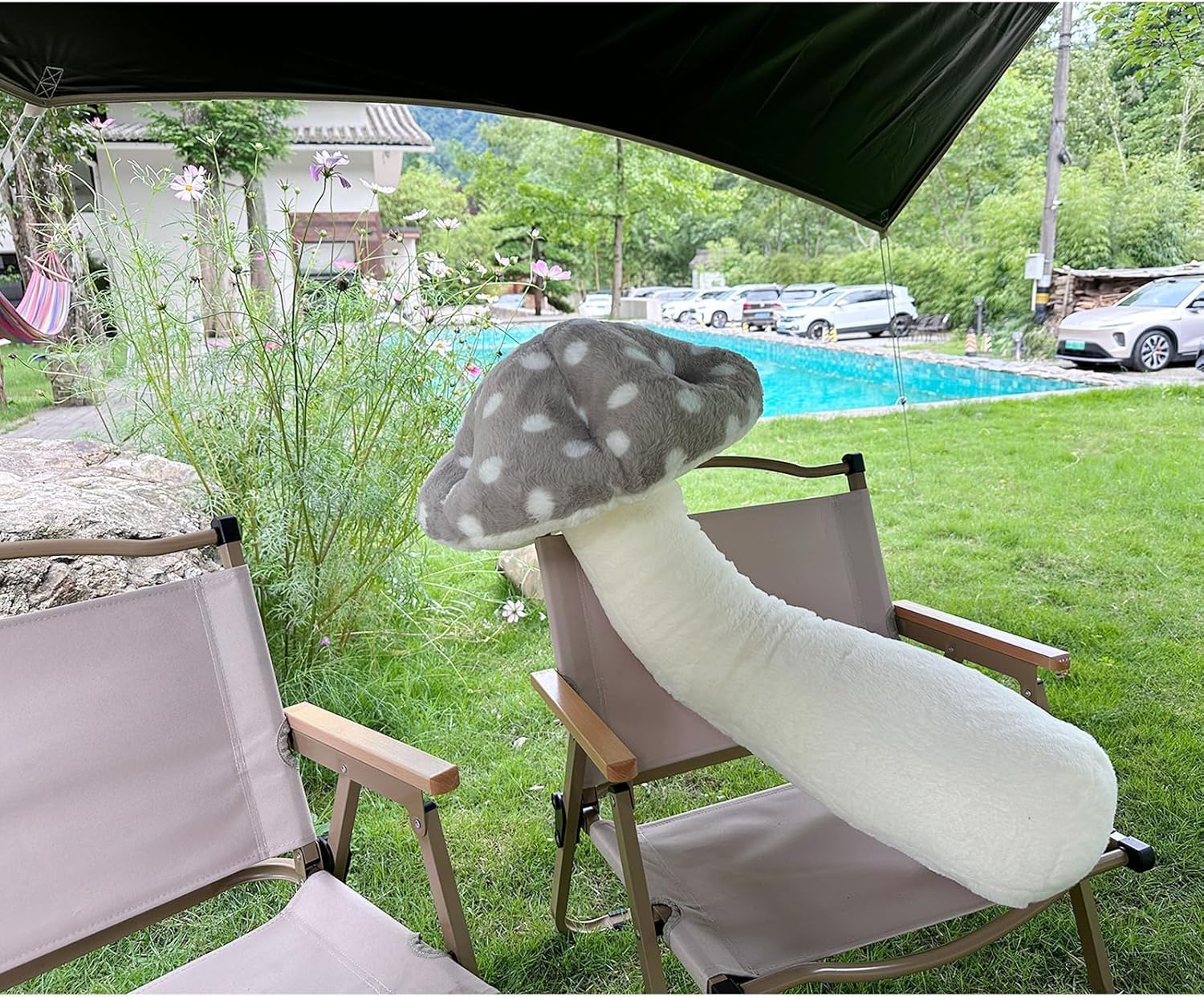 Hofun4U Mushroom Plush Pillow - 51 Inch - Cute for All Ages