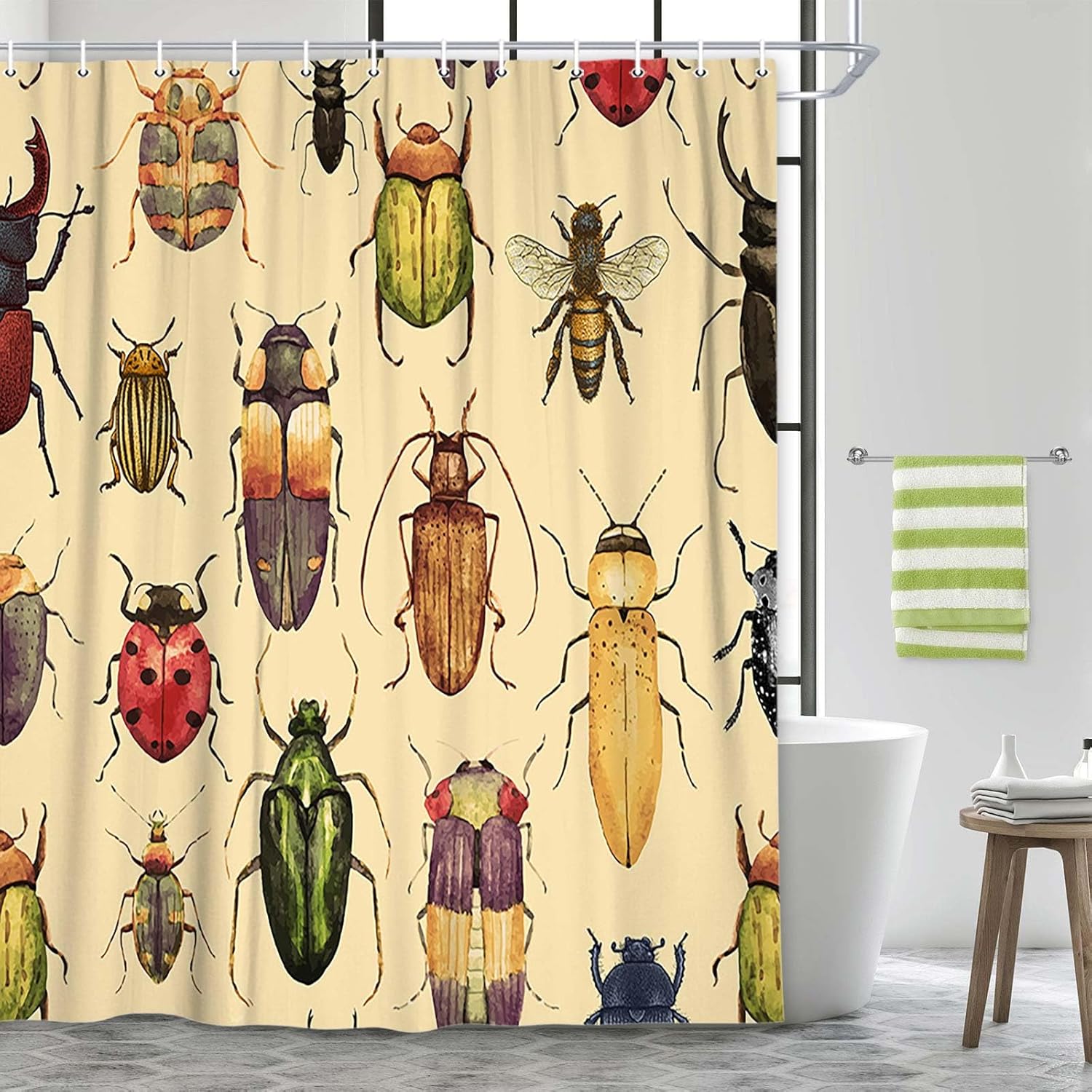 Nature-Exploring Shower Curtain