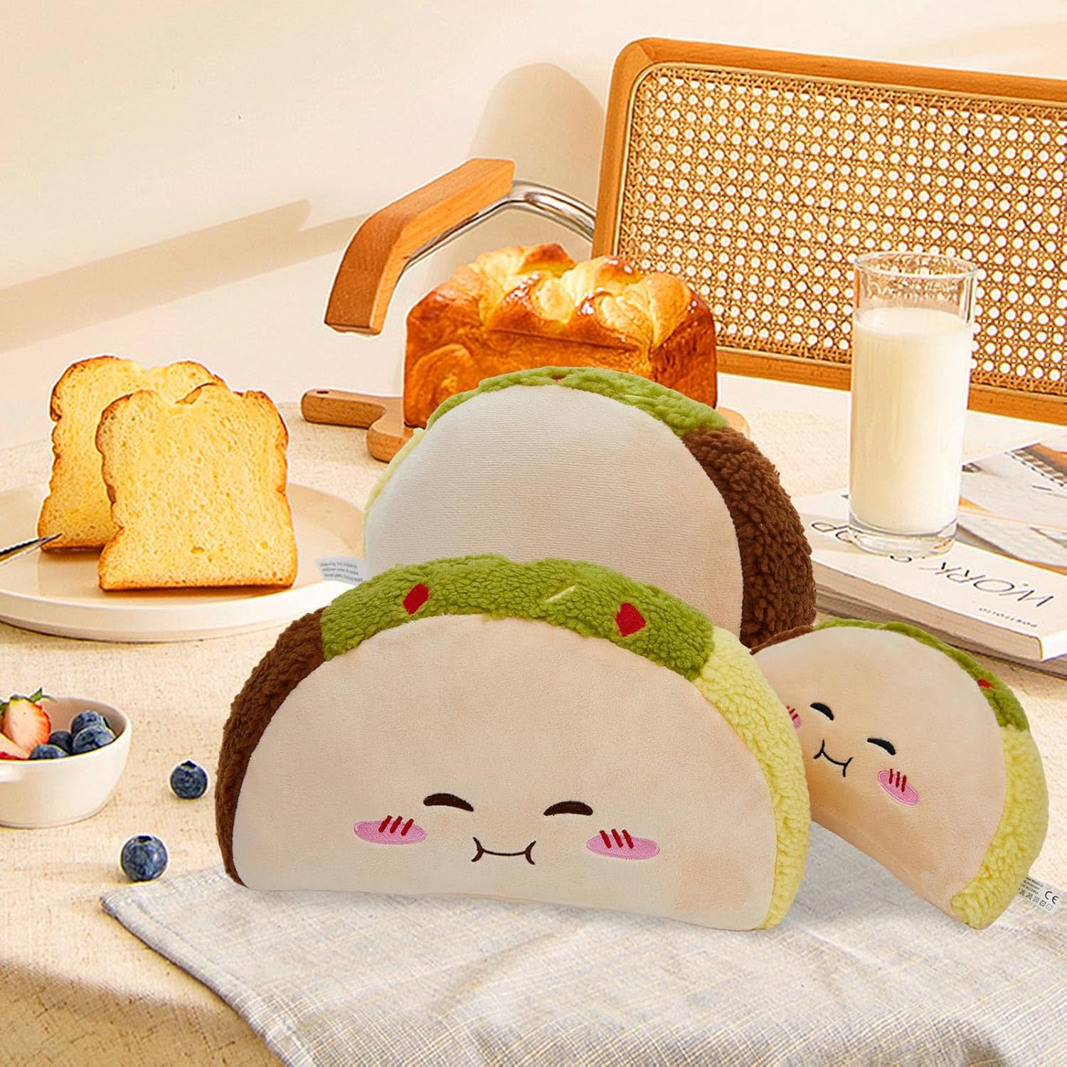 Taco Plush Pillow