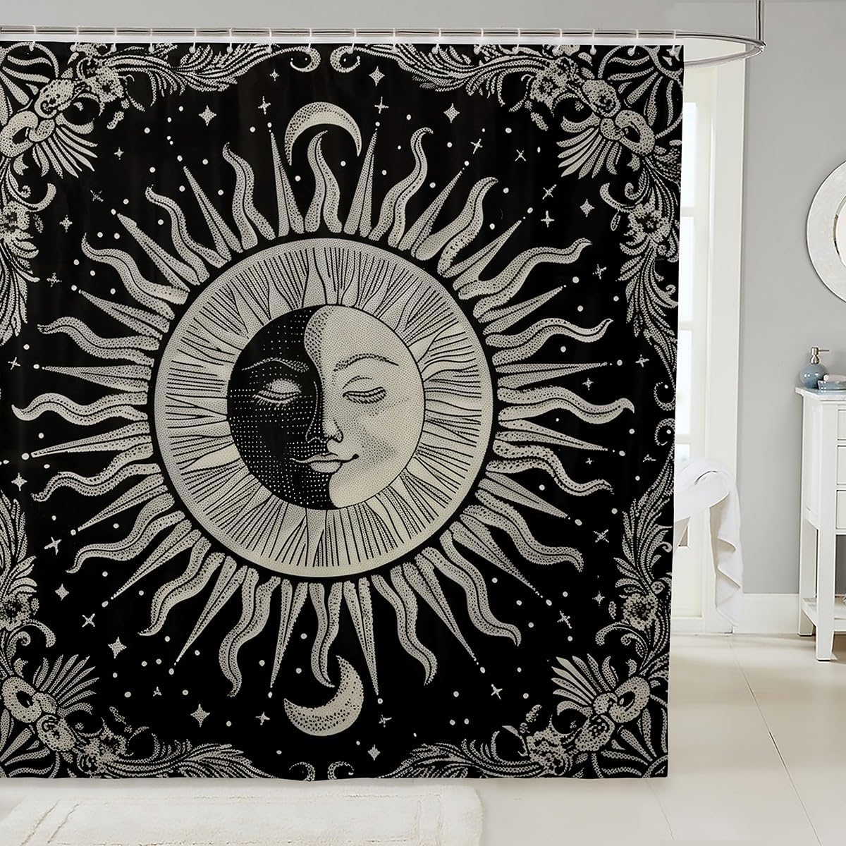 Bohemian Bath Curtain 72x84 Home Decor Gifts