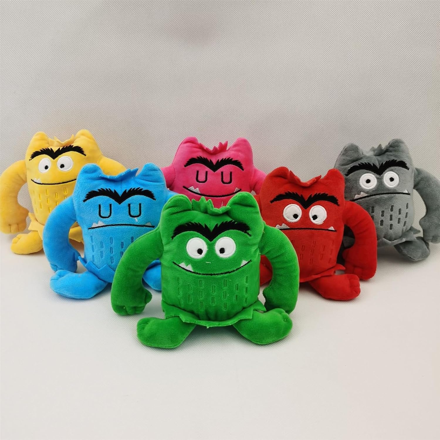 Color Monster Plush Dolls - Express Emotions with