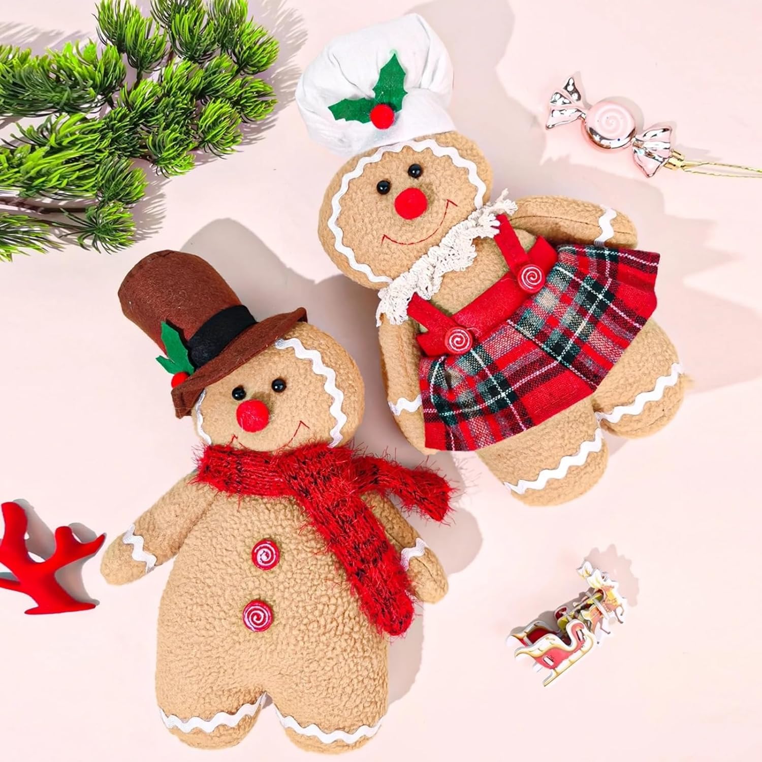 Exclusive Christmas gingerbread man plush toy