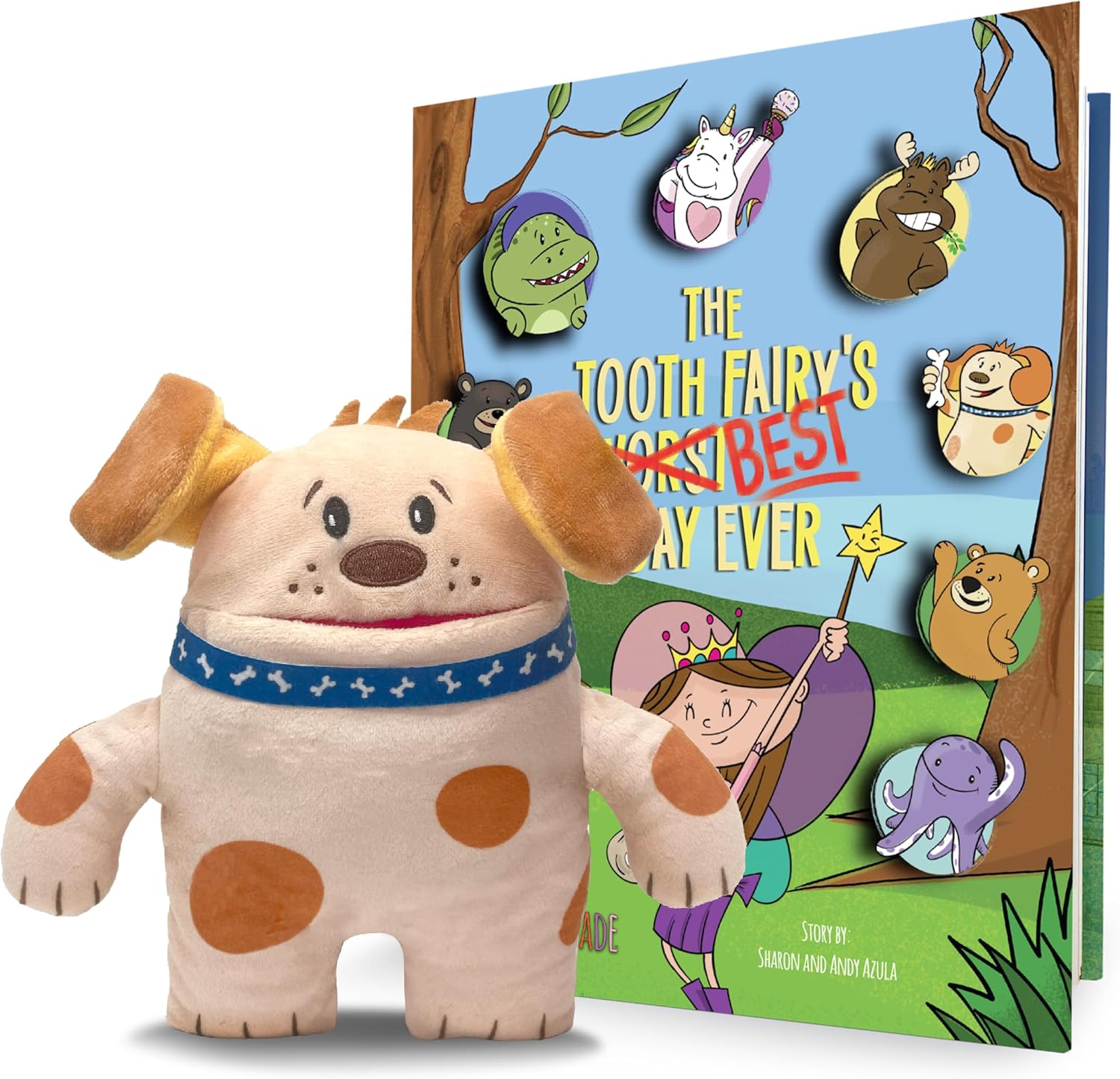 Fun and Cozy Tooth Brigade Stuffed Animal and Storybook Set