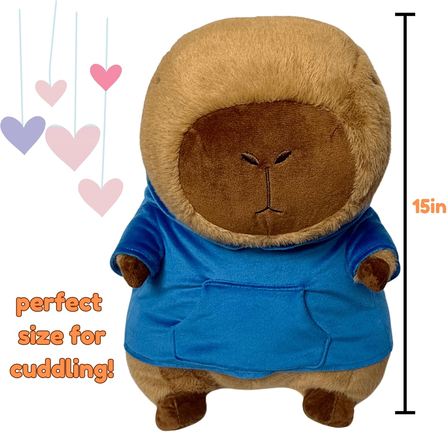 Adorable Huge Stuffed Capybara Plush 15 - Snuggle