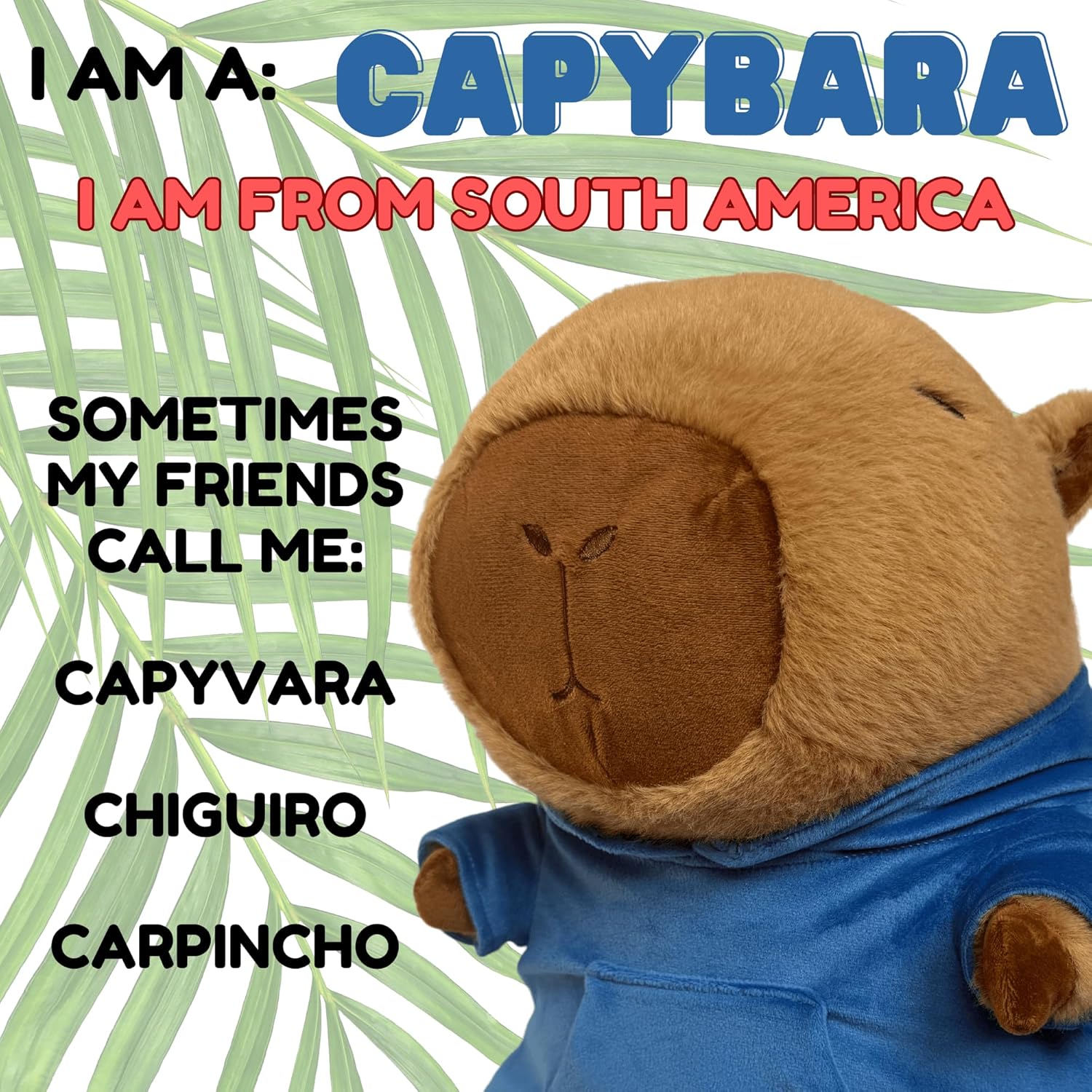 Adorable Huge Stuffed Capybara Plush 15 - Snuggle